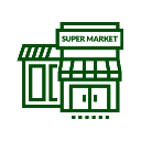 Ícone de supermercado